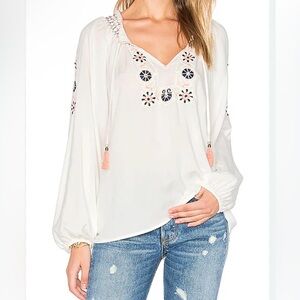 SANCTUARY Freya Boho Blouse in Muslin size L